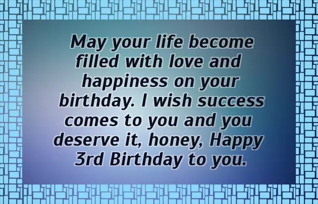 Daughters 3Rd Birthday Wishes Daughters 3Rd Birthday Wishes