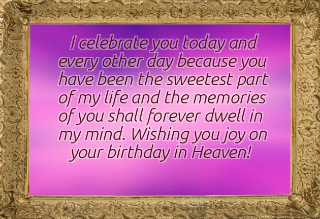 Happy Birthday My Little Angel In Heaven