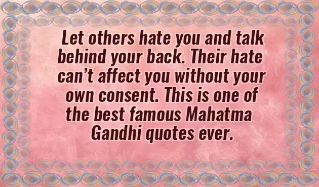 Ghandi Quote