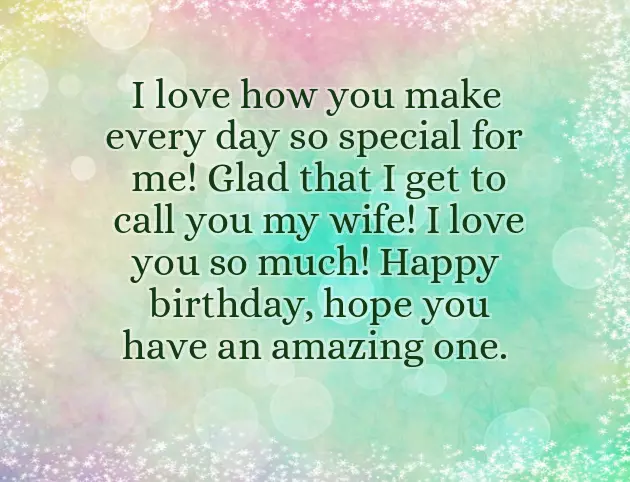 Birthday Of Wife Quotes
