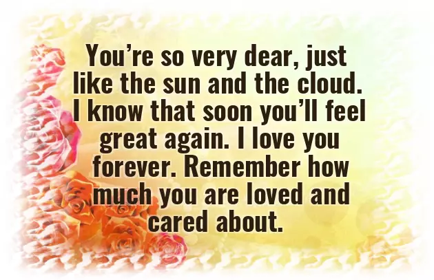 Sweet Quick Recovery Messages For Her Sweet Quick Recovery Messages For Her