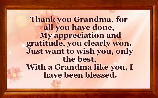 Mothers Day Poem For Grandma