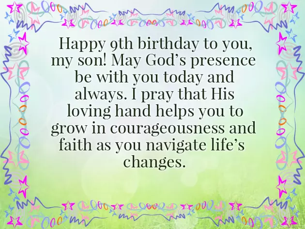 Happy 9Th Birthday To My Son Happy 9Th Birthday To My Son