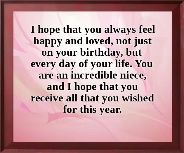 Words For A Niece On Her Birthday Words For A Niece On Her Birthday