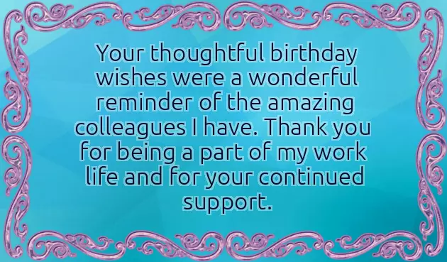 Reply To Birthday Wishes