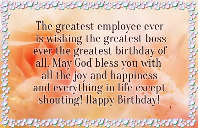 Happy Birthday For Lady Boss