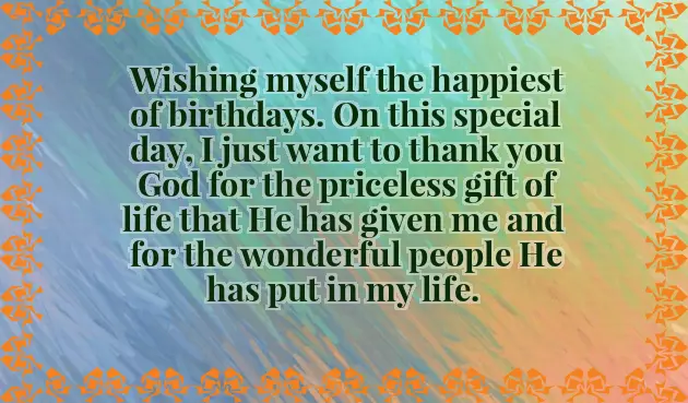 Happy Birthday Wishes Myself Happy Birthday Wishes Myself