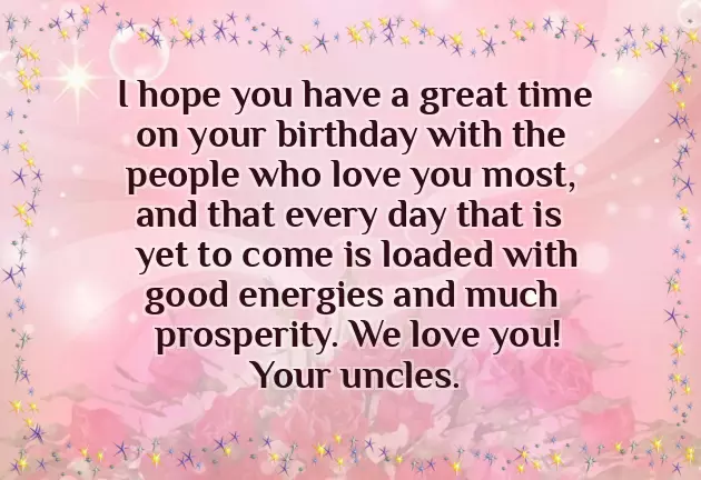 Wishes For Niece On Her Birthday