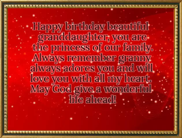 Happy Birthday Great Granddaughter Verses
