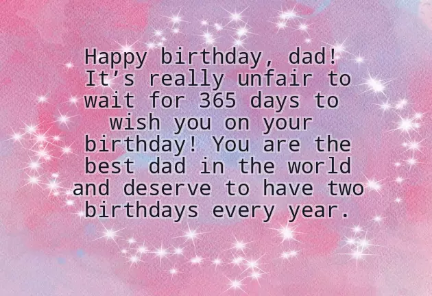 Birthday Wishes In Dad