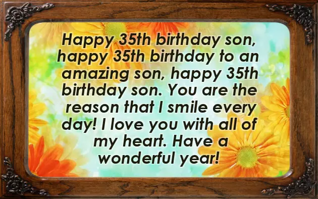 Happy 35Th Birthday Son Happy 35Th Birthday Son