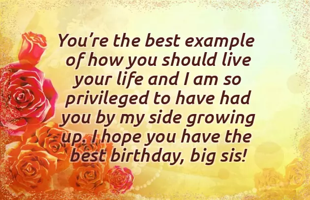 Good Quotes For Sister Birthday