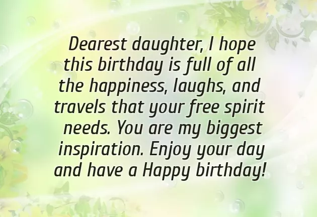 Happy Birthday Youngest Daughter