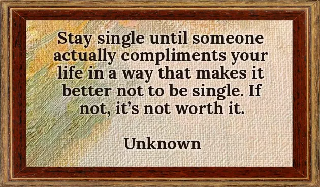 Being Single Quotes