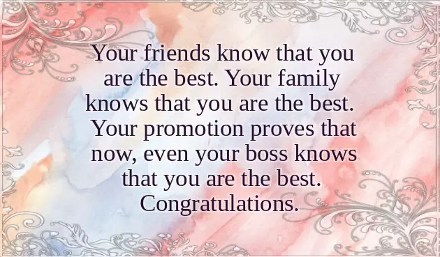 Congrats Message For Promotion Congrats Message For Promotion