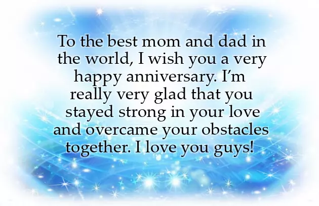 Anniversary Message For Dad And Mom