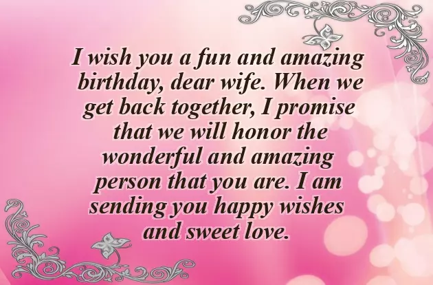 Birthday Wishes For A Lovely Wife