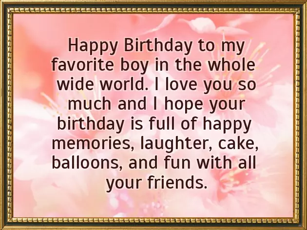 Happy 10Th Birthday Son Quotes Happy 10Th Birthday Son Quotes