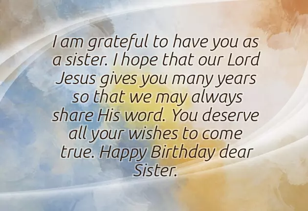 Blessing Sister Birthday Wishes Blessing Sister Birthday Wishes