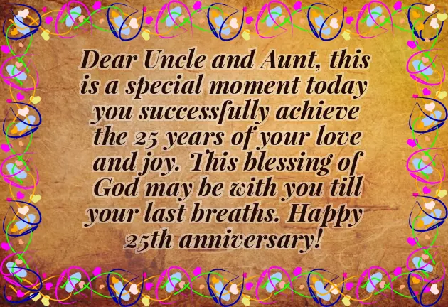 25Th Wedding Anniversary Wishes For Wife 25Th Wedding Anniversary Wishes For Wife
