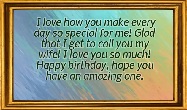 Happy Birthday Wishes In Wife