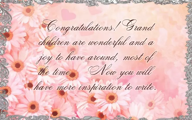 Congratulations On Your New Grandbaby Congratulations On Your New Grandbaby