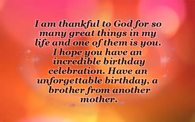 Heart Touching Birthday Wishes For Brother From Another Mother Heart Touching Birthday Wishes For Brother From Another Mother