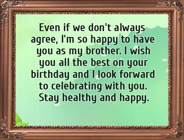 Birthday Thoughts For Big Brother Birthday Thoughts For Big Brother