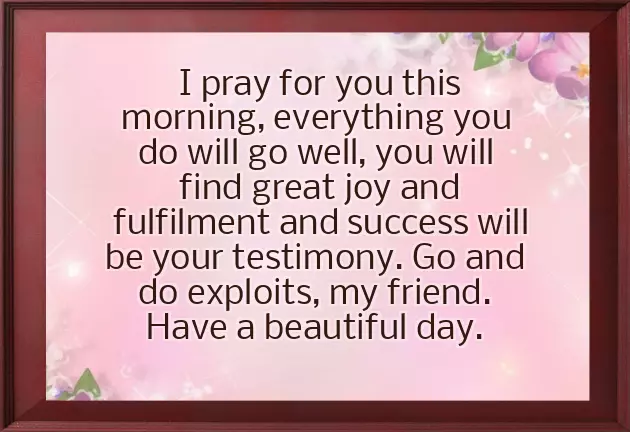 Romantic Good Morning Message To A Friend