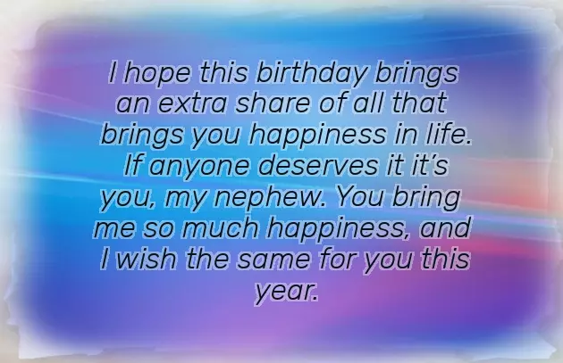 Happy To My Nephew Happy To My Nephew