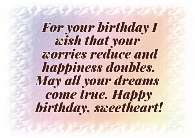 Simple Bday Greetings