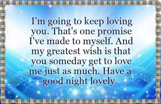 Good Night Thought For Girlfriend