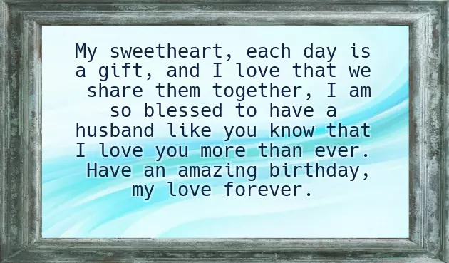 Happy Birthday To My Amazing Husband