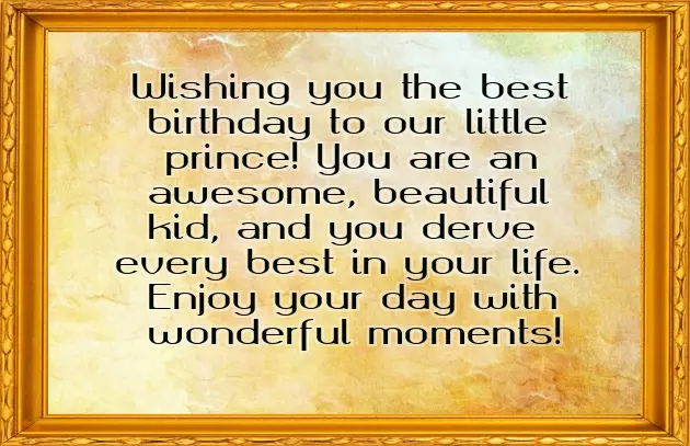 Happy 1St Birthday To My Son