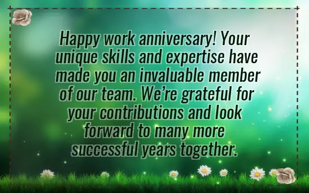 Anniversary Wishes For Work Anniversary Wishes For Work