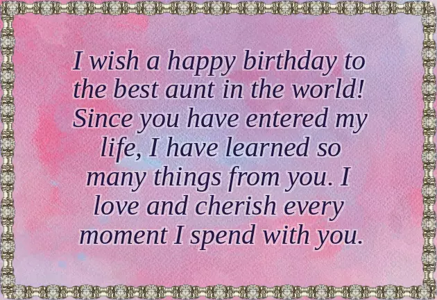 Quotes For Aunt On Her Birthday