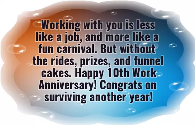 Funny Work Anniversary Quotes Funny Work Anniversary Quotes