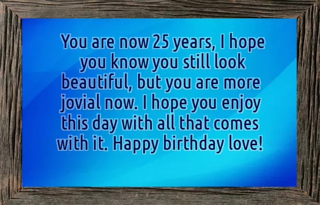 Birthday Wishes For Son 25 Years