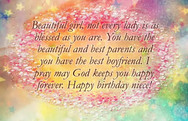Happy Birthday Thought For Niece