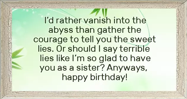 Happy Birthday Funny Wishes For Sister Happy Birthday Funny Wishes For Sister