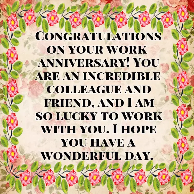 Anniversary Wishes To Colleague Anniversary Wishes To Colleague