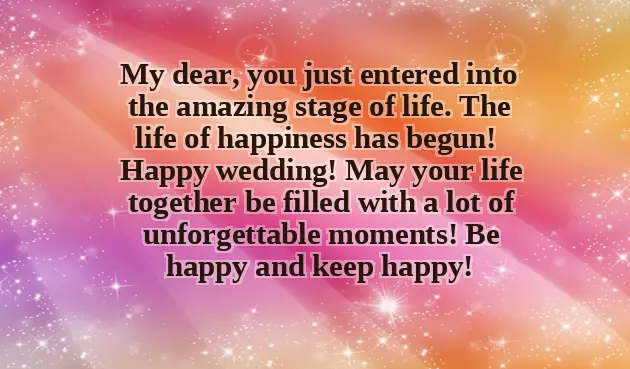 Congratulations After Wedding