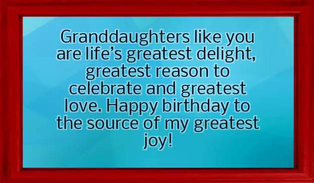 Granddaughter Birthday Wishes For Facebook