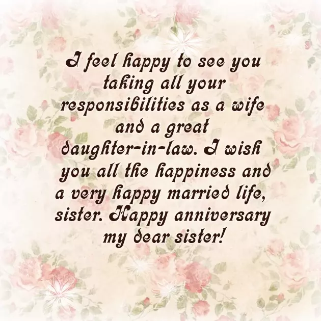 Anniversary Sms For Sister Anniversary Sms For Sister