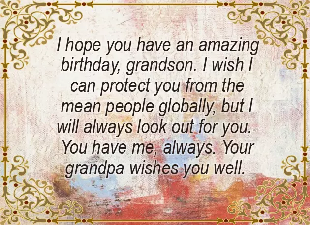 Birthday Greetings To My Grandson Birthday Greetings To My Grandson