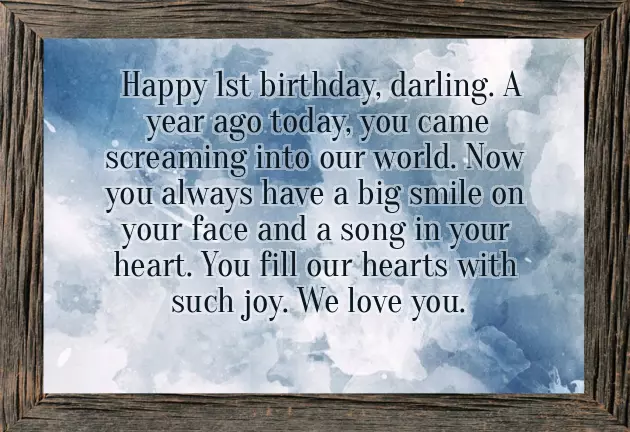 1St Birthday Wish For Baby Boy 1St Birthday Wish For Baby Boy