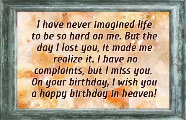 Birthday Wishes To Heaven
