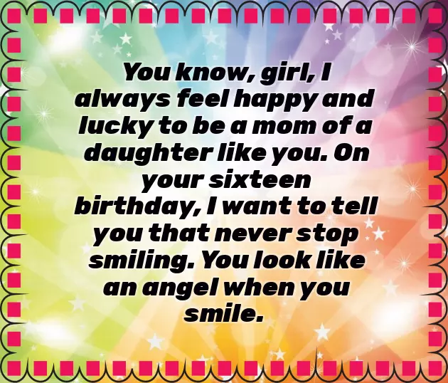 Birthday Wishes For Daughter Sweet 16 Birthday Wishes For Daughter Sweet 16