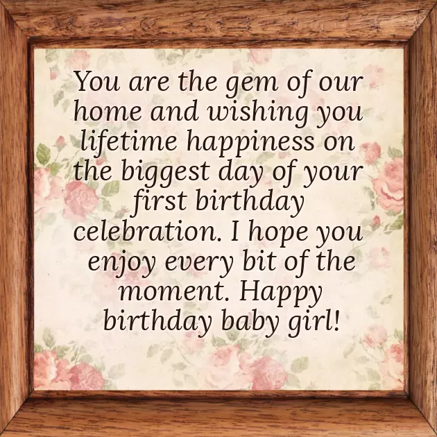 Birthday Wish For One Year Old Baby Boy