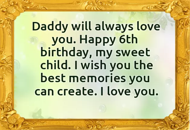 Birthday Wishes For Daughter Turning 6 Birthday Wishes For Daughter Turning 6